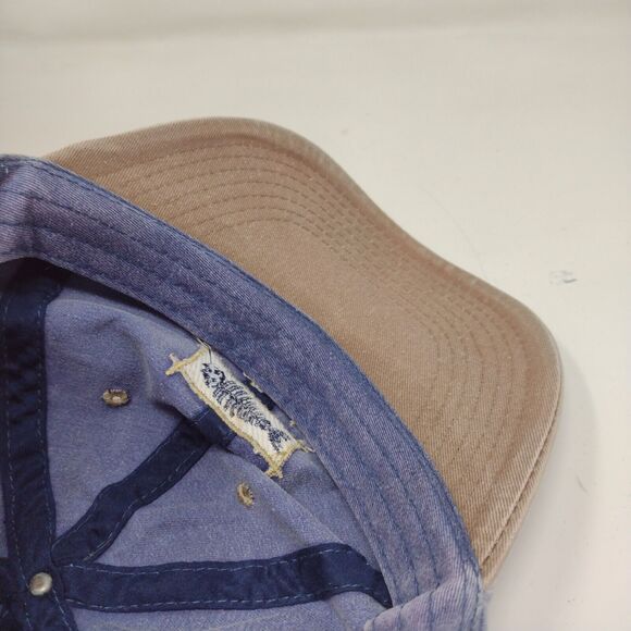 Orange Beach Alabama Mens Strapback Hat Blue Adjustable Embroidered Logo - Picture 10 of 11